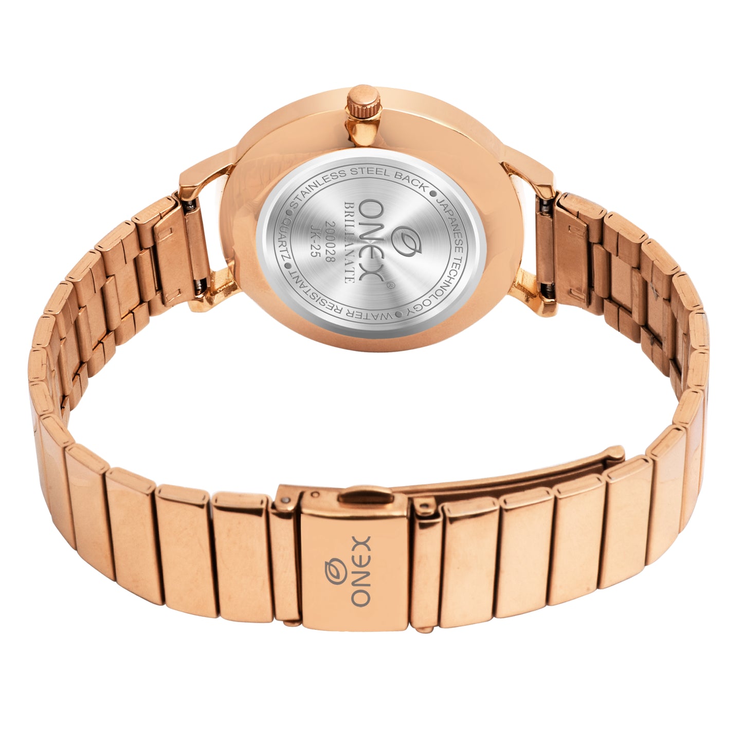 OneX Stylish Rose Gold Analog Watch for Women | Elegant Party & Daily Wear