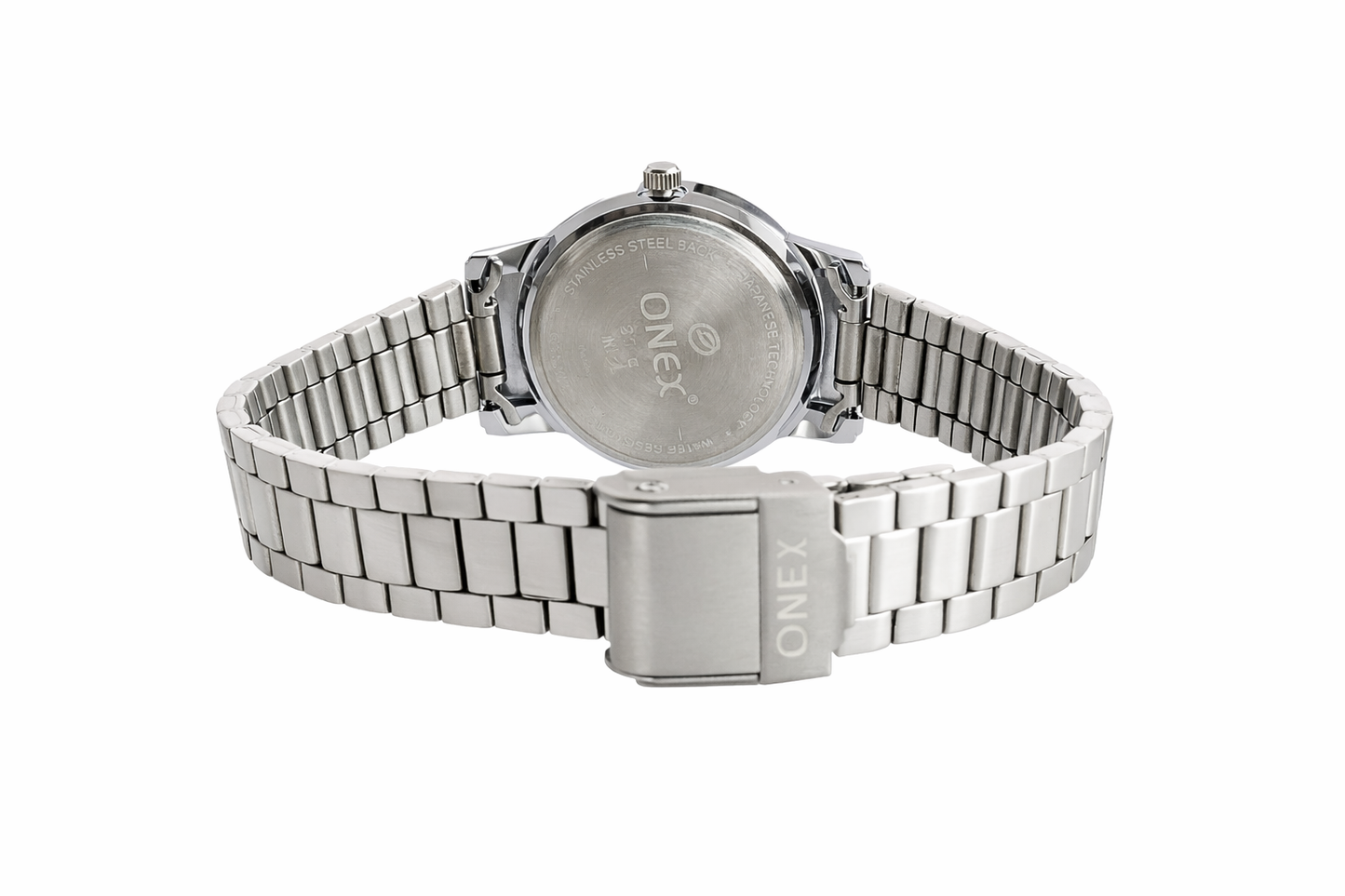 Onex Women’s Blue Sunray Dial Stainless Steel Bracelet Watch