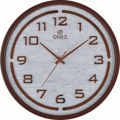 Acrylic Clock 10608-Brown