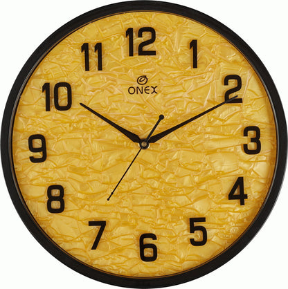 Acrylic Clock 10610-Yellow