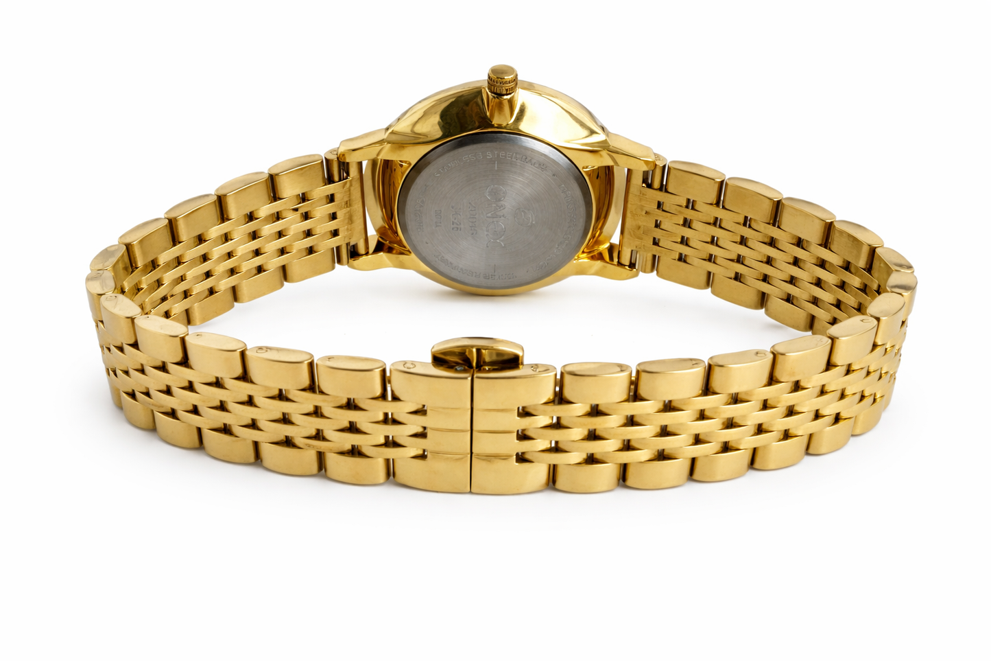 ONEX Women's Analog Wrist Watch for women | Gold Stainless Steel Bracelet Strap | Green Sunray Dial | Premium Casual & Formal Watch