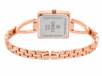 ONEX Women’s Silver Square Dial Bracelet Watch | Premium Designer Analog Watch for Girls & Women