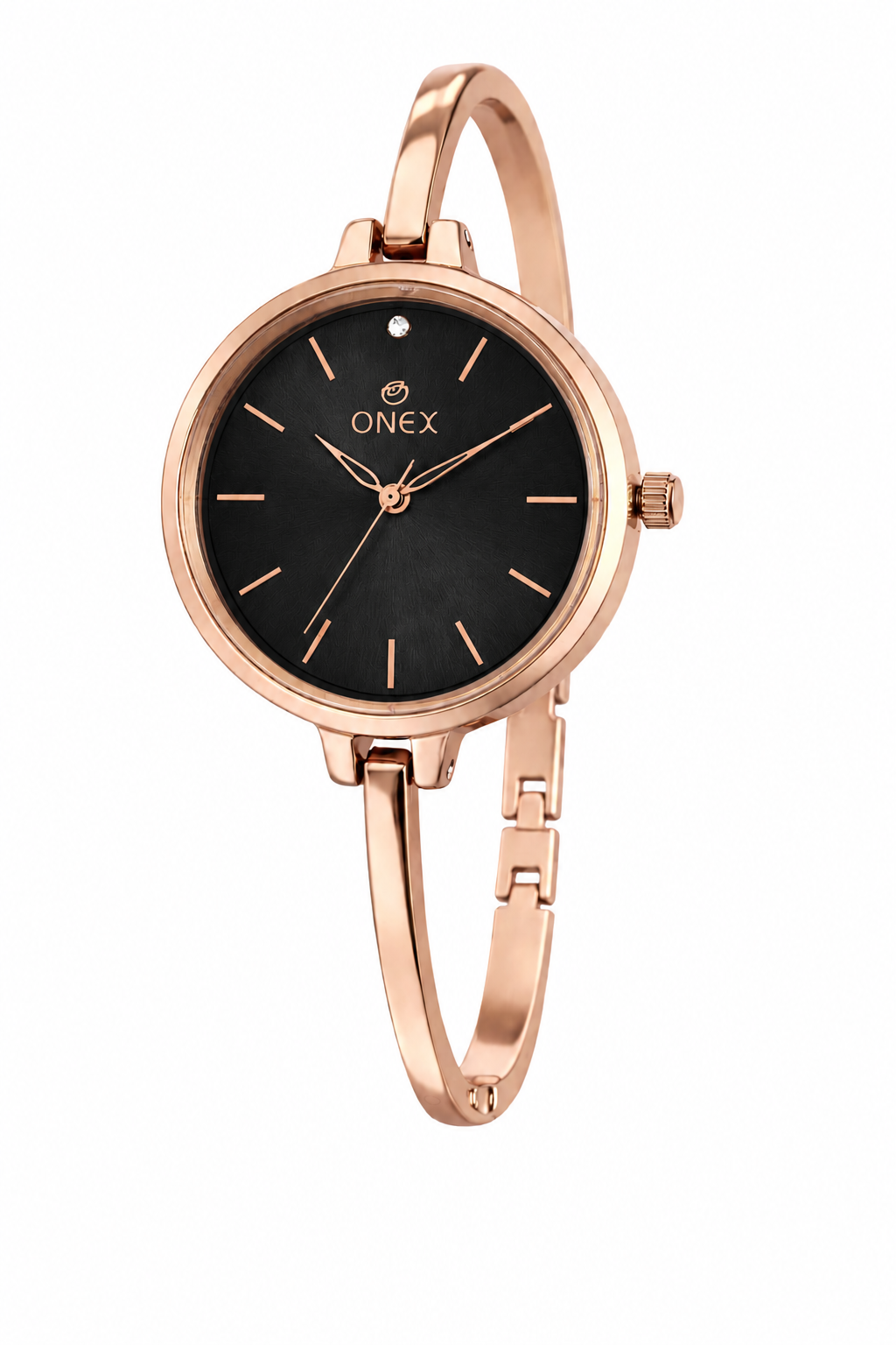 ONEX Women’s Black Analog Watch | Minimal Slim Bracelet Watch for Girls & Women