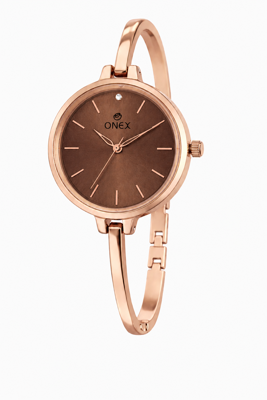 ONEX Women’s Brown Analog Watch | Minimal Slim Bracelet Watch for Girls & Women
