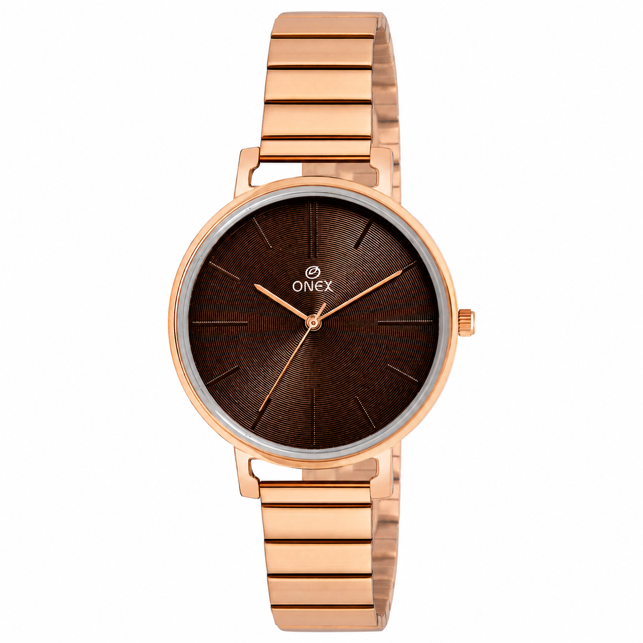 OneX Stylish Rose Gold Analog Watch for Women | Elegant Party & Daily Wear
